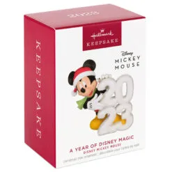 Hallmark Disney Mickey Mouse A Year Of Disney Magic 2023 Ornament -Hallmark Store Mickey Mouse 2023 Keepsake Ornament 1799QXD6537 04