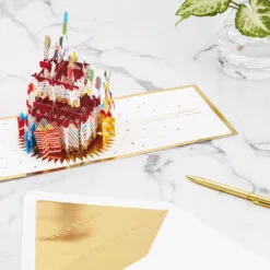 Hallmark Disney Mickey Mouse Cake 3D Pop-Up Birthday Card -Hallmark Store Mickey Mouse and Pluto Cake 3D PopUp Birthday Card 1499LAD2724 06