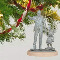 Hallmark Disney Mickey Mouse Partners Ornament -Hallmark Store Mickey Mouse and Walt Disney Keepsake Ornament 2199QXD6779 02