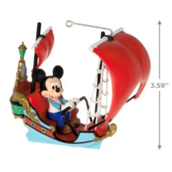 Hallmark Disney Peter Pan's Flight Off To Never Land! Ornament -Hallmark Store Mickey Peter Pan Pirate Ship Keepsake Ornament 2199QXD6569 03