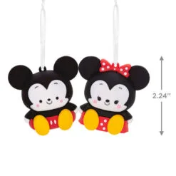 Better Together Disney Mickey And Minnie Magnetic Hallmark Ornaments, Set Of 2 7 Better Together Disney Mickey And Minnie Magnetic Hallmark Ornaments, Set Of 2 -Hallmark Store Mickey and Minnie Christmas Ornaments 3HCM2402 03