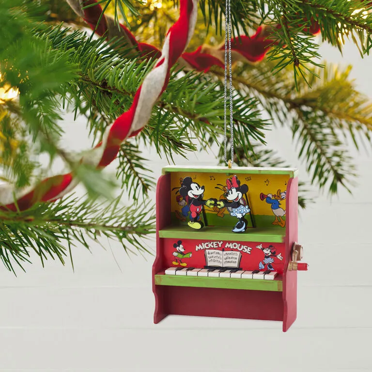 Hallmark Disney Mickey And Minnie Let's Dance! Musical Ornament With Motion 2 Hallmark Disney Mickey And Minnie Let's Dance! Musical Ornament With Motion - Image 2