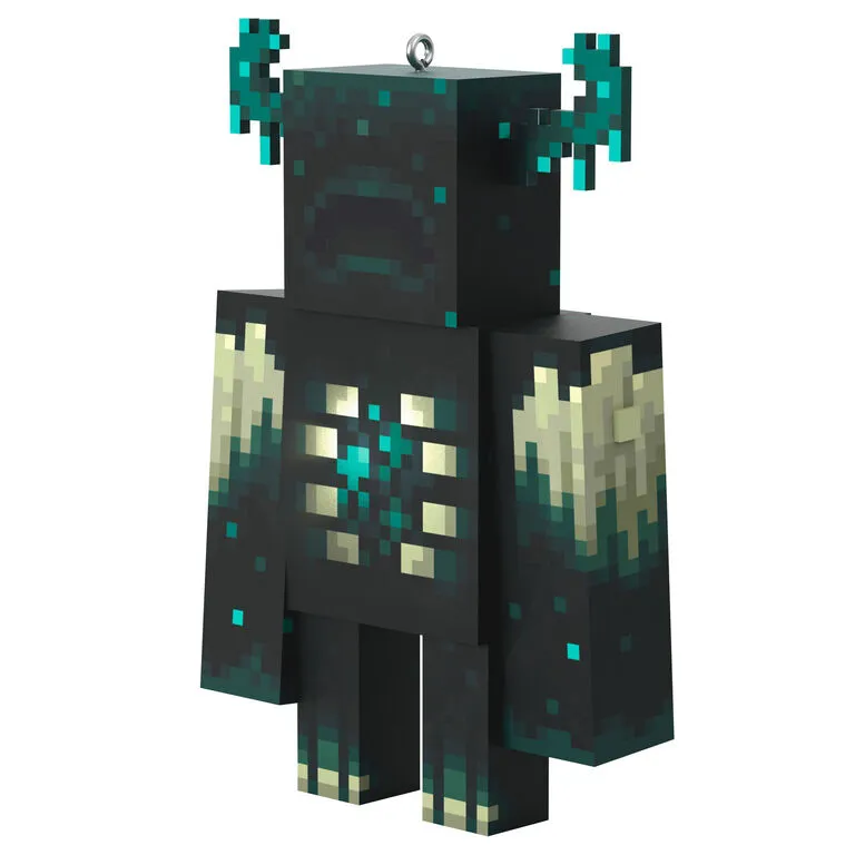 Hallmark Minecraft Warden Ornament With Light 1 Hallmark Minecraft Warden Ornament With Light