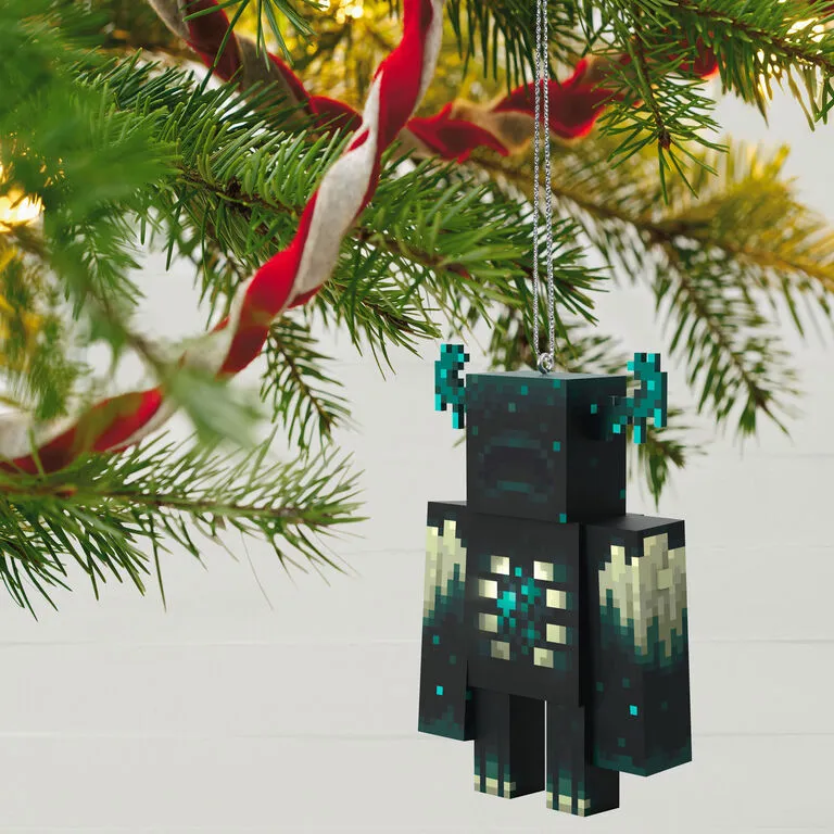 Hallmark Minecraft Warden Ornament With Light 2 Hallmark Minecraft Warden Ornament With Light - Image 2