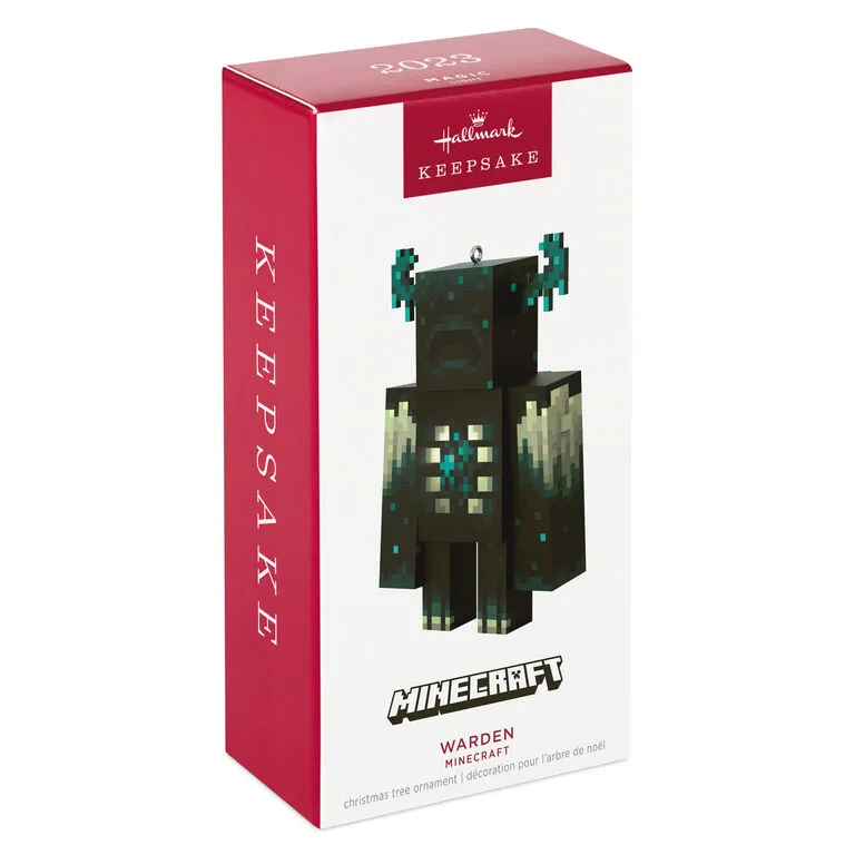 Hallmark Minecraft Warden Ornament With Light 4 Hallmark Minecraft Warden Ornament With Light - Image 4
