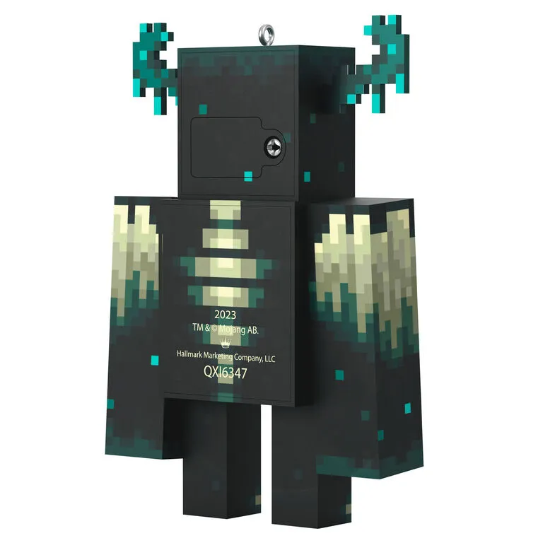 Hallmark Minecraft Warden Ornament With Light 6 Hallmark Minecraft Warden Ornament With Light - Image 6