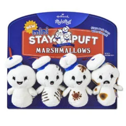 Hallmark Itty Bittys® Ghostbusters: Afterlife™ Mini Stay Puft Marshmallows Plush, Set Of 4 -Hallmark Store Mini Stay Puft Marshmallows Ghostbusters Afterlife itty bittys 1KDD1890 03