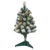 Hallmark Mini Flocked Pre-Lit Christmas Tree, 18.75"