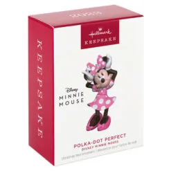 Hallmark Disney Minnie Mouse Polka-Dot Perfect Ornament -Hallmark Store Minnie Mouse PolkaDot Dress Keepsake Ornament 1699QXD6539 04