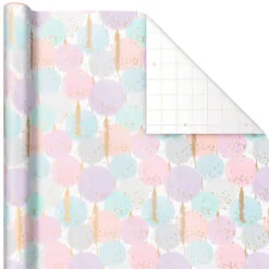 Hallmark Modern Muted 3-Pack Wrapping Paper, 55 Sq. Ft. Total -Hallmark Store Modern Muted 3Pack Wrapping Paper Rolls 5EWR6369 05