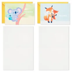 Hallmark Mom And Baby Animal Assortment Blank Thank-You Notes, Pack Of 48 -Hallmark Store Mom and Baby Animal Assortment Blank ThankYou Notes 5STZ1134 03