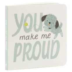 Hallmark MopTops Shaggy Dog Stuffed Animal With You Make Me Proud Board Book 9 Hallmark MopTops Shaggy Dog Stuffed Animal With You Make Me Proud Board Book -Hallmark Store MopTops Dog Plush Stuffed Animal Board Book 1KID1532 04