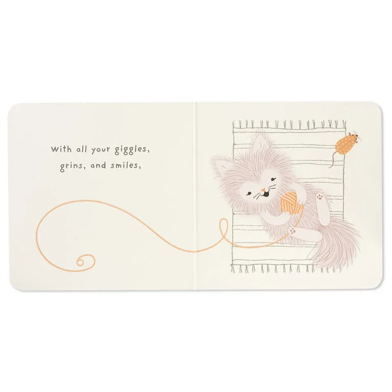 Hallmark MopTops Furry Cat Stuffed Animal With You Are So Fun Board Book 6 Hallmark MopTops Furry Cat Stuffed Animal With You Are So Fun Board Book - Image 6