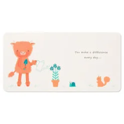 Hallmark MopTops Highland Cow Stuffed Animal With You Make A Difference Board Book 11 Hallmark MopTops Highland Cow Stuffed Animal With You Make A Difference Board Book -Hallmark Store MopTops Plush Cow Stuffed Animal Board Book 1KID1537 06