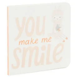 Hallmark MopTops Llama Stuffed Animal With You Make Me Smile Board Book -Hallmark Store MopTops Plush Llama Stuffed Animal Board Book 1KID1534 04