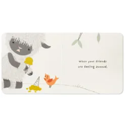 Hallmark MopTops Highland Sheep Stuffed Animal With You Are Kind Board Book 11 Hallmark MopTops Highland Sheep Stuffed Animal With You Are Kind Board Book -Hallmark Store MopTops Plush Sheep Stuffed Animal Board Book 1KID1535 06