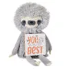 Hallmark MopTops Sloth Stuffed Animal With You Are The Best Board Book