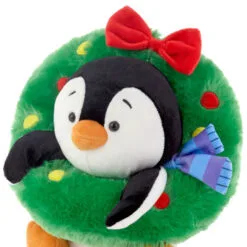 Hallmark Playful Penguins All Decked Out Musical Plush Penguin With Light And Motion -Hallmark Store Musical Playful Penguins Plush With Light Motion 1KCX1100 03