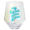 Hallmark Jumbo My Big Ass Stemless Wine Glass, 40 Oz.
