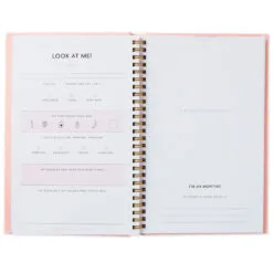 Hallmark My First Year Baby Book For Girl -Hallmark Store My First Year Pink Baby Book for Girl 1BBA4136 04