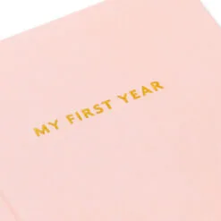 Hallmark My First Year Baby Book For Girl -Hallmark Store My First Year Pink Baby Book for Girl 1BBA4136 05