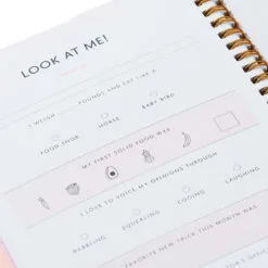 Hallmark My First Year Baby Book For Girl -Hallmark Store My First Year Pink Baby Book for Girl 1BBA4136 07