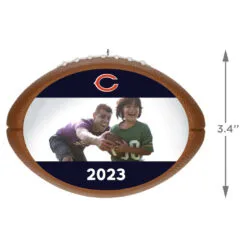 Hallmark NFL Football Chicago Bears Text And Photo Personalized Ornament -Hallmark Store NFL Football Chicago Bears Text and Photo Personalized Ornament 2499QHE1985B12 03