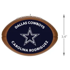 Hallmark NFL Football Dallas Cowboys Text Personalized Ornament -Hallmark Store NFL Football Dallas Cowboys Text Personalized Ornament 2499QHE1985B3 03