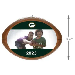 Hallmark NFL Football Green Bay Packers Text And Photo Personalized Ornament -Hallmark Store NFL Football Green Bay Packers Text and Photo Personalized Ornament 2499QHE1985B10 03