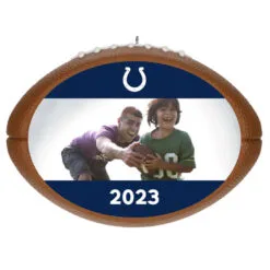 Hallmark NFL Football Indianapolis Colts Text And Photo Personalized Ornament