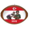 Hallmark NFL Football Kansas City Chiefs Text And Photo Personalized Ornament