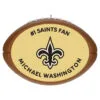 Hallmark NFL Football New Orleans Saints Text Personalized Ornament