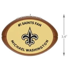 Hallmark NFL Football New Orleans Saints Text Personalized Ornament -Hallmark Store NFL Football New Orleans Saints Text Personalized Ornament 2499QHE1985B7 03
