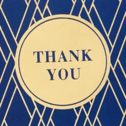 Hallmark Bulk Navy And Gold Assorted Blank Thank-You Notes, Box Of 120 9 Hallmark Bulk Navy And Gold Assorted Blank Thank-You Notes, Box Of 120 -Hallmark Store Navy and Gold Assorted Blank ThankYou Notes Bulk Pack 5STZ1064 03