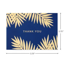 Hallmark Bulk Navy And Gold Assorted Blank Thank-You Notes, Box Of 120 10 Hallmark Bulk Navy And Gold Assorted Blank Thank-You Notes, Box Of 120 -Hallmark Store Navy and Gold Assorted Blank ThankYou Notes Bulk Pack 5STZ1064 04