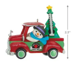 Hallmark Holiday Parade Nello's Music Shop Truck 2023 Ornament -Hallmark Store Nellos Music Shop Truck Keepsake Ornament 1799QXR8079 03
