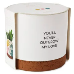 Hallmark Never Outgrow My Love Planter Handprint Kit -Hallmark Store Never Outgrow My Love Planter With Paints 1BBY4851 03