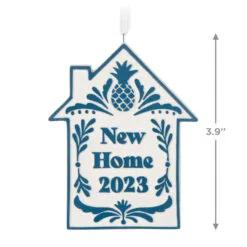 Hallmark New Home 2023 Porcelain Ornament 8 Hallmark New Home 2023 Porcelain Ornament -Hallmark Store New Home Blue and White House Keepsake Ornament 1799QHX3039 03