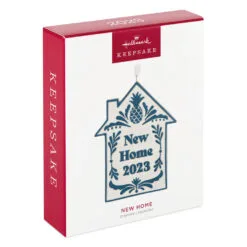 Hallmark New Home 2023 Porcelain Ornament 9 Hallmark New Home 2023 Porcelain Ornament -Hallmark Store New Home Blue and White House Keepsake Ornament 1799QHX3039 04