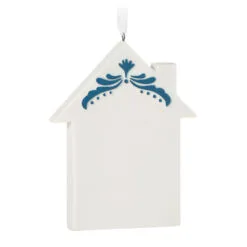 Hallmark New Home 2023 Porcelain Ornament 11 Hallmark New Home 2023 Porcelain Ornament -Hallmark Store New Home Blue and White House Keepsake Ornament 1799QHX3039 06