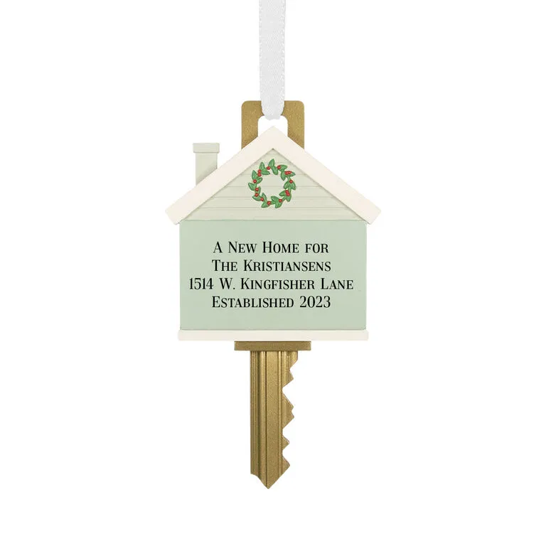 Hallmark New Home Key Personalized Ornament 1 Hallmark New Home Key Personalized Ornament