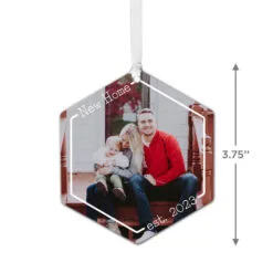 Hallmark New Home Personalized Text And Photo Metal Ornament -Hallmark Store New Home Personalized Christmas Ornament 1OFM1002B1 03