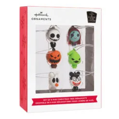 Mini Disney Tim Burton's The Nightmare Before Christmas Shatterproof Hallmark Ornaments, Set Of 6 -Hallmark Store Nightmare Before Christmas Christmas Ornaments 3HCM2372 04
