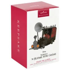 Hallmark Disney Tim Burton's The Nightmare Before Christmas Sound The Alarms! Ornament With Sound 9 Hallmark Disney Tim Burton's The Nightmare Before Christmas Sound The Alarms! Ornament With Sound -Hallmark Store Nightmare Before Christmas Mayors Car Keepsake Ornament 2699QXD6649 04