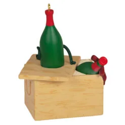 Hallmark A Case Of Christmas Cheer Ornament -Hallmark Store None for Santa Wine Crate Keepsake Ornament 1799QGO2869 06