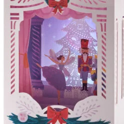 Hallmark Nutcracker Musical 3D Pop-Up Christmas Card With Light 15 Hallmark Nutcracker Musical 3D Pop-Up Christmas Card With Light -Hallmark Store Nutcracker Shadow Box 3D PopUp Music Light Christmas Card 1099XOD4041 06