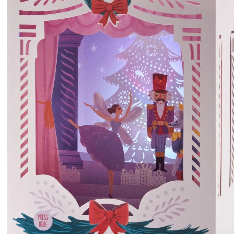 Hallmark Nutcracker Musical 3D Pop-Up Christmas Card With Light 6 Hallmark Nutcracker Musical 3D Pop-Up Christmas Card With Light - Image 6