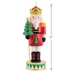 Hallmark Noble Nutcrackers Special Edition Porcelain Ornament 8 Hallmark Noble Nutcrackers Special Edition Porcelain Ornament -Hallmark Store Nutcracker With Tree Keepsake Ornament 3499QGO2979 03