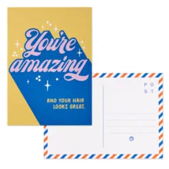 Hallmark Keep It Sunny Postcards, Book Of 10 -Hallmark Store Orange and Blue Keep It Sunny Postcards 1SOM3857 03