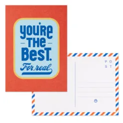 Hallmark Keep It Sunny Postcards, Book Of 10 -Hallmark Store Orange and Blue Keep It Sunny Postcards 1SOM3857 05